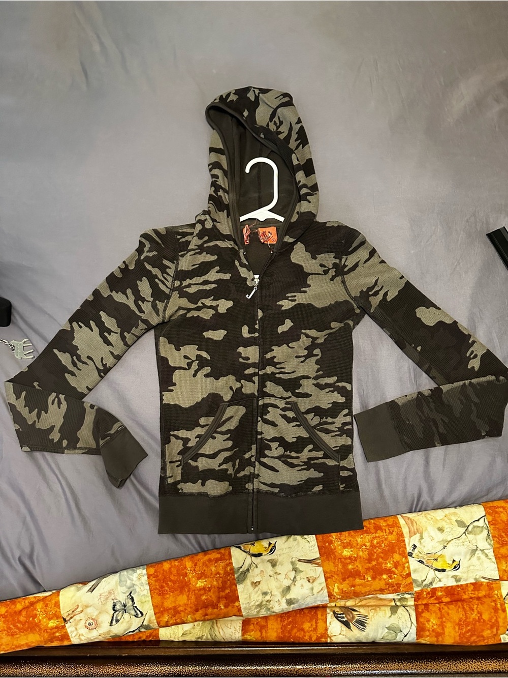 Juicy Couture Vintage Camo Zip Hoodie
